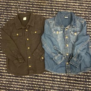 Bundle of 3 5T old navy button down shirts. Just added a other shirt.